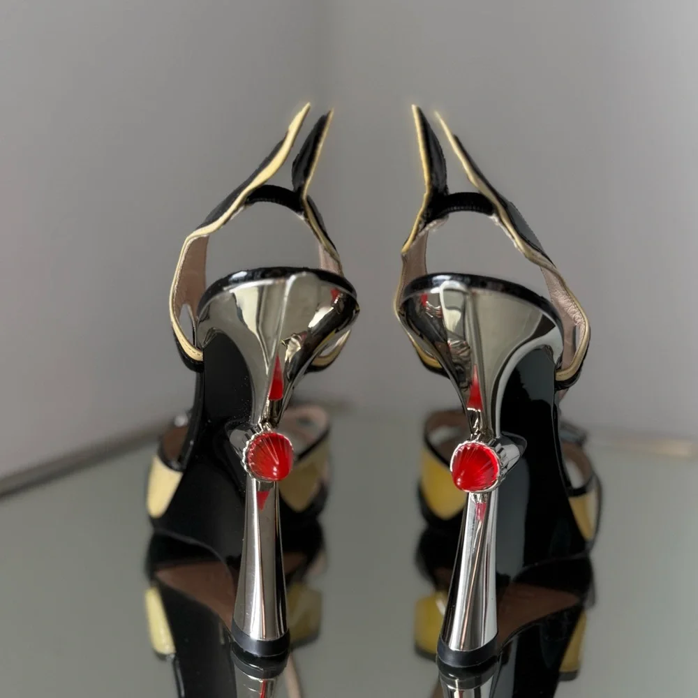 Like new Prada Cadillac Rod Heels Hot Rod Flame 37 - Picture 7 of 17